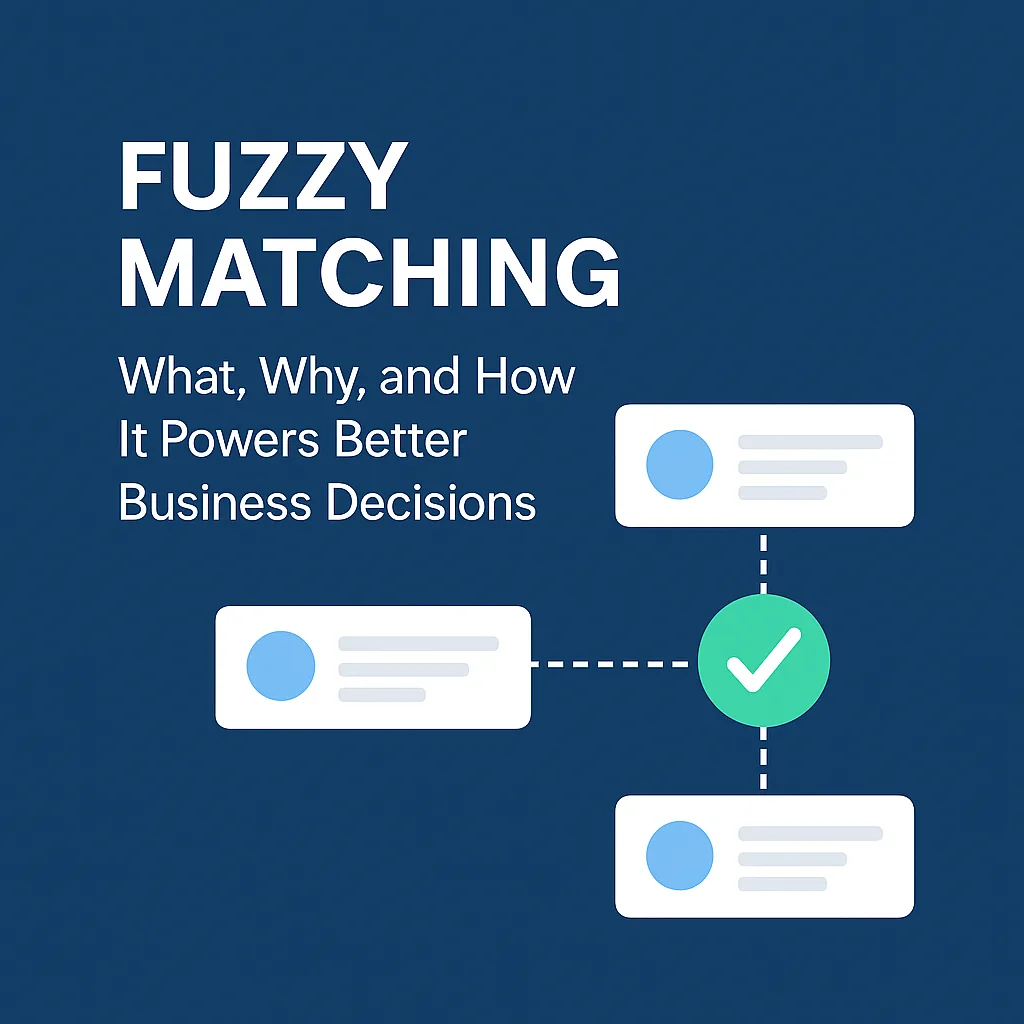 MDP Fuzzy Matching Match Data Pro v