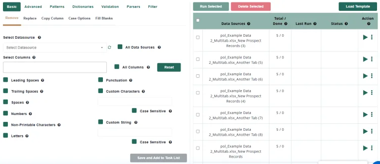 Data Cleansing match data pro