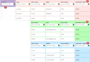MDP Fuzzy Match Results