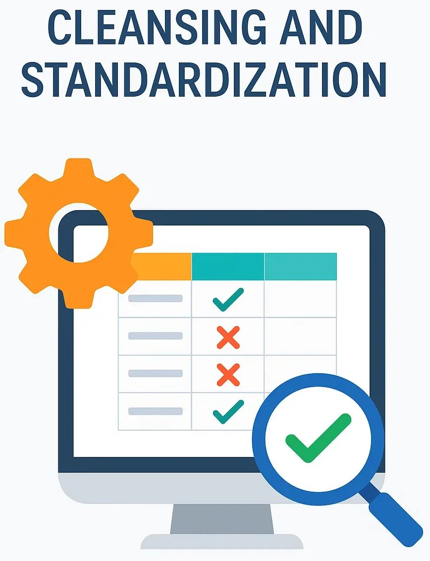 MDP Match Data Pro ETL Data Cleansing Normalization Standardization