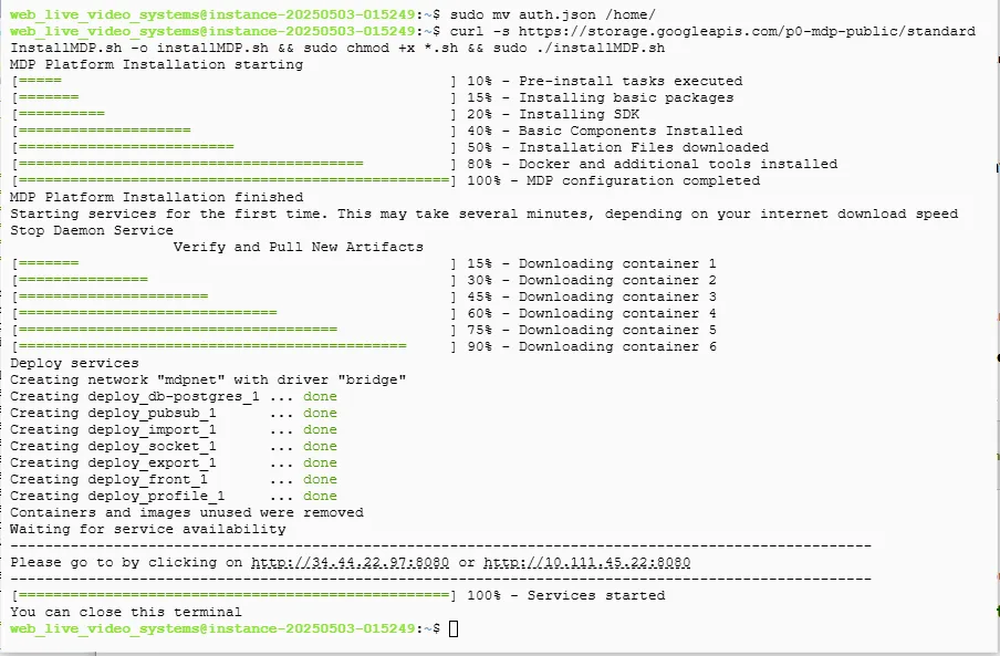 MDP-InstallationProcessWithProgressBar-Model