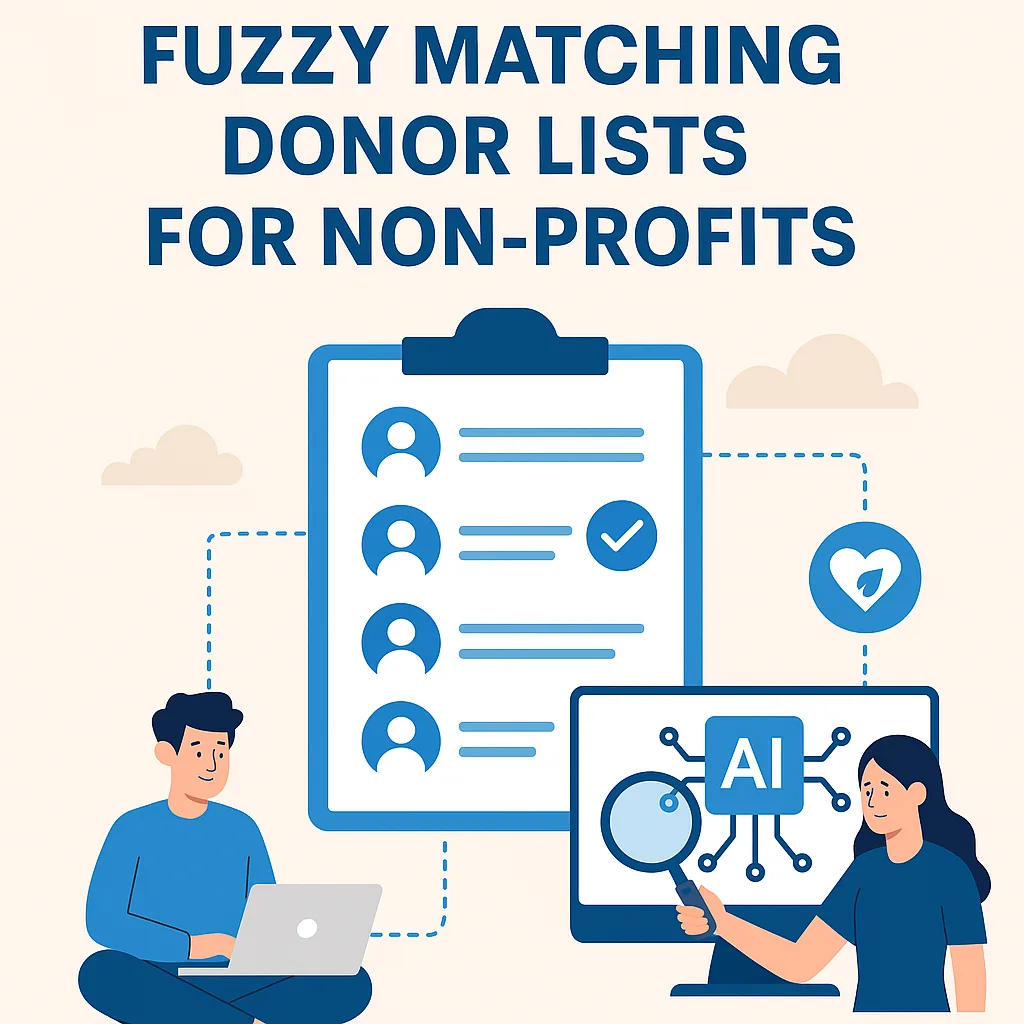Complete Guide to Fuzzy Matching Donor Lists for Non-Profits