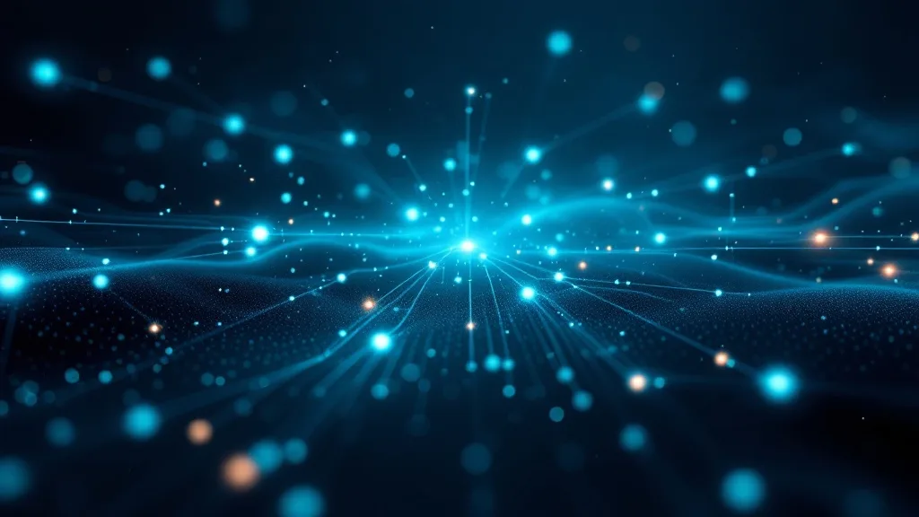 Abstract visualization of data records being matched and deduplicated with glowing entity resolution nodes — data quality software comparison 2026