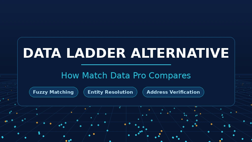 Data Ladder alternative: how Match Data Pro compares for data matching and entity resolution