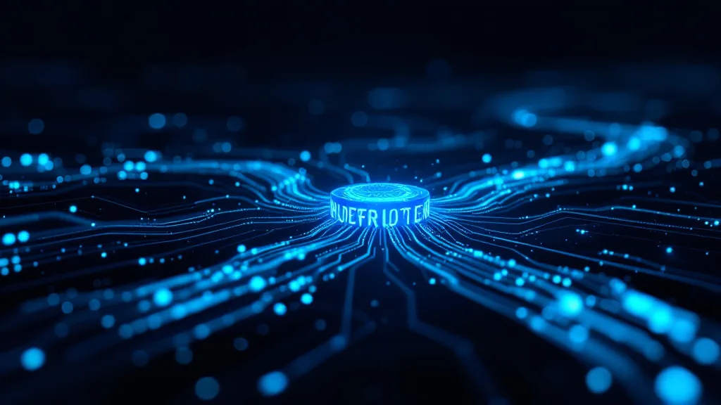 Abstract AI data pipeline visualization showing structured data streams flowing into an LLM workflow core with glowing nodes and pathways — LLM data quality foundation