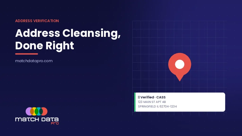 Address Cleansing, Done Right — Match Data Pro