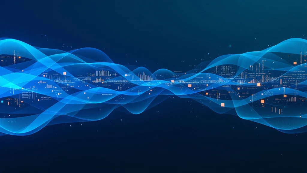 Abstract visualization of overlapping data streams consolidating into a clean unified dataset — merge purge and data quality concept
