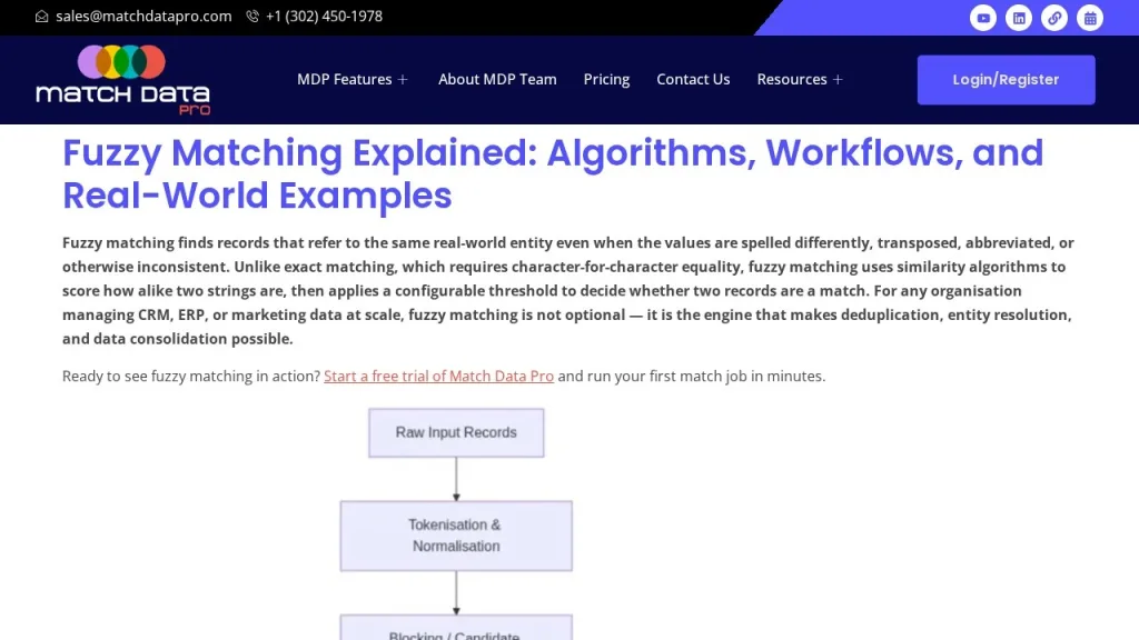 Abstract visualization of name variant and nickname resolution in enterprise entity matching using fuzzy matching algorithms and AI scoring